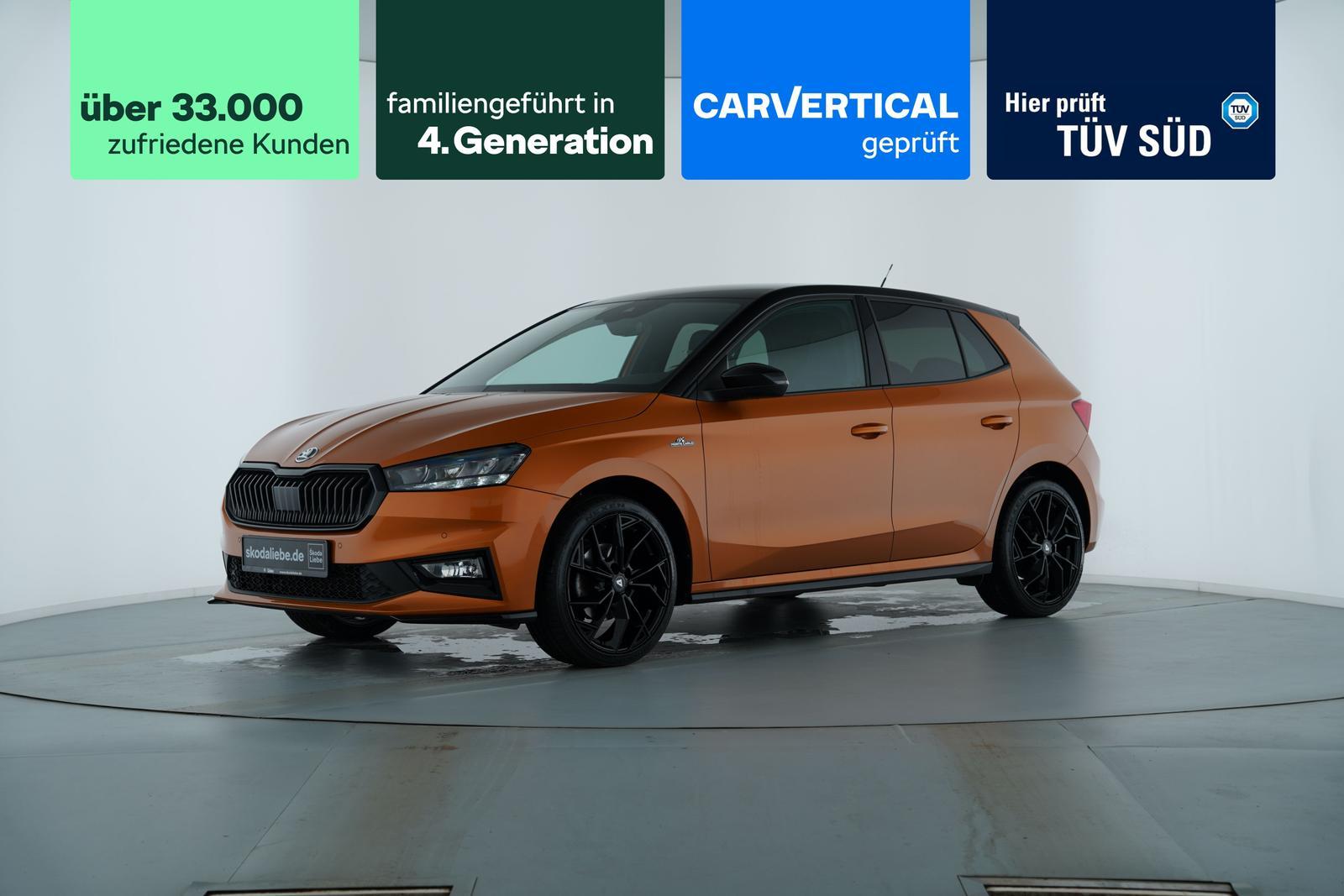 Skoda FABIA MONTE CARLO 1.0 DSG SITZ-HZ+EINPARKHILFE