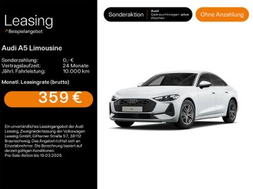 Audi Leasingangebot: Audi A5 Limousine 40 TDI quattro 360°*ACC*Matrix*AHK*