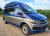 Volkswagen VW T6 Camper Hochdach 4 Schlafpl. Standhzg 76Tkm - Kastenwagen Hochdach