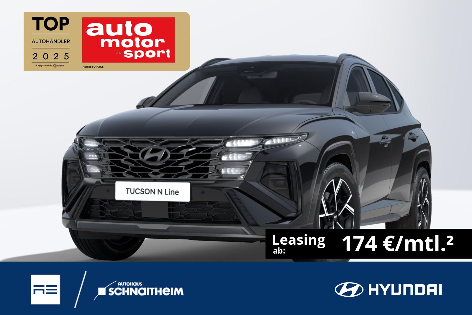 Hyundai TUCSON N Line X 1.6 TGDI 180PS 4WD DCT Ass-P Pan
