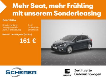 Seat Leasingangebot: Seat Ibiza Style 1.0 TSI NAVI RFK APP SHZ LED PDC GJR