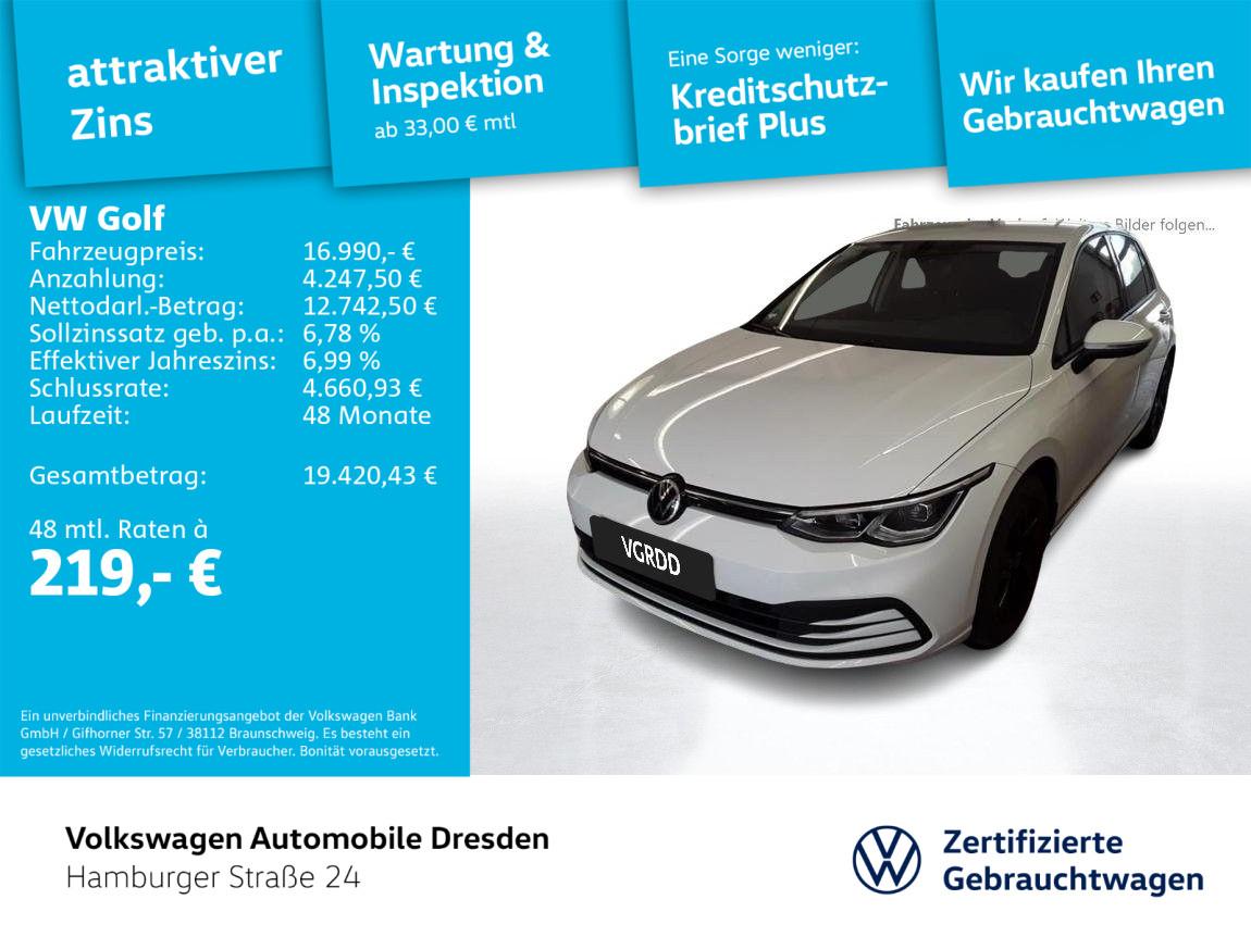 Volkswagen Golf VIII Life 1.5 TSI LED AHK NAV APP PDC