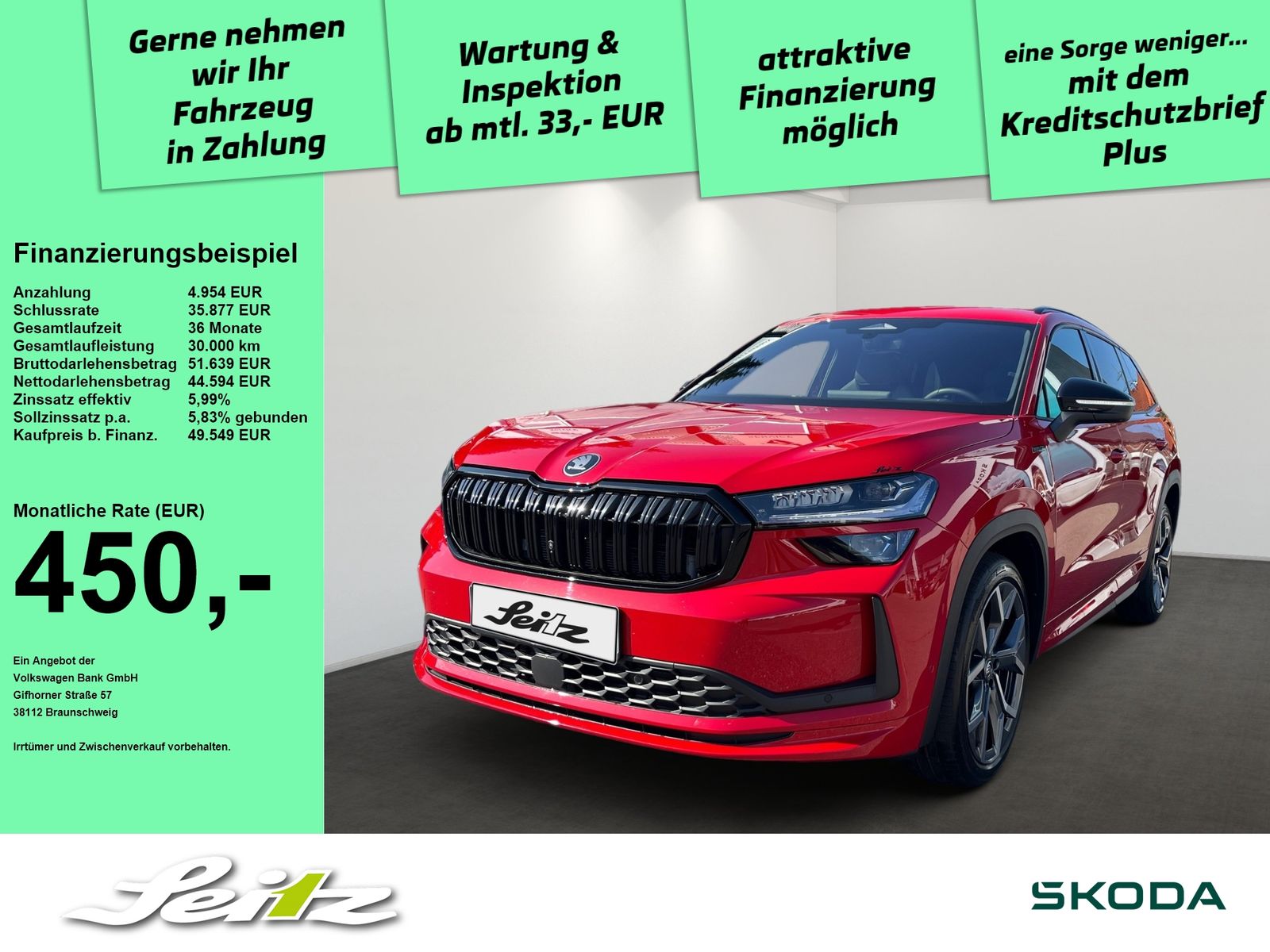 Skoda Kodiaq 2.0 TDI 4x4 Sportline *AHK*HEAD-UP*PANO*