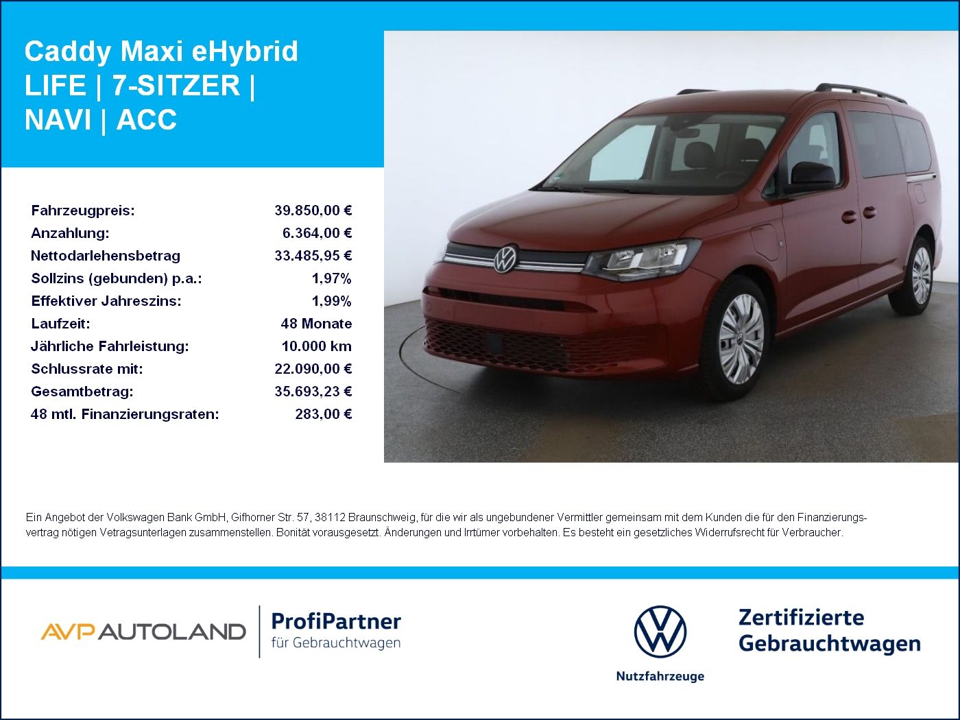 Volkswagen Caddy Maxi - Bild 1