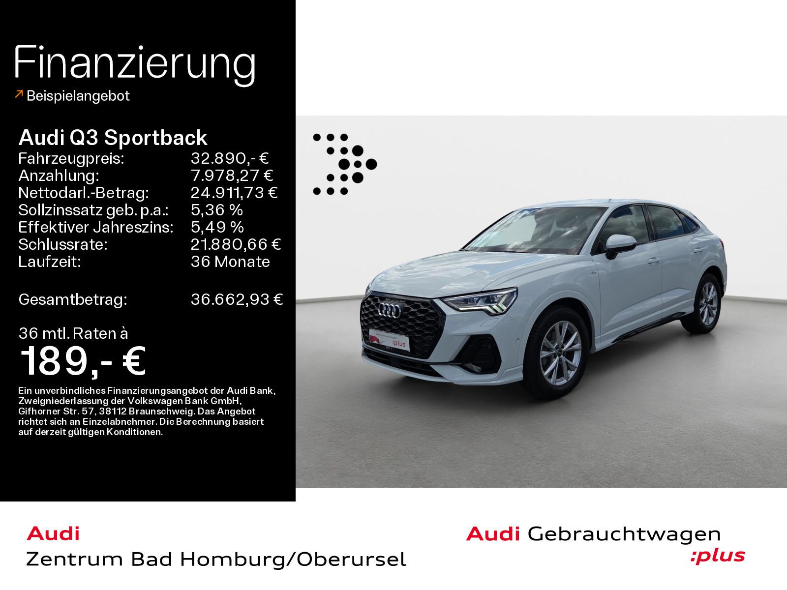 Audi Q3 Sportback 35 TDI S line*Navi*Matrix*Alu*AHK*V