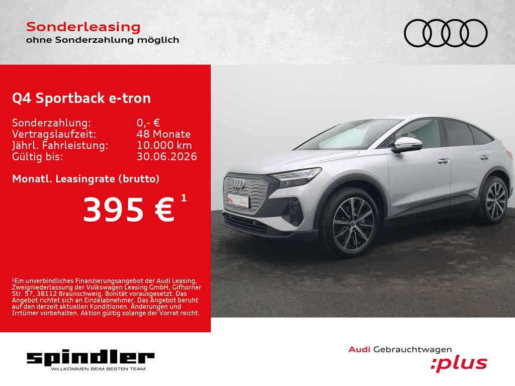 Q4 Sportback e-tron 40 / Matrix, Standklima, HuD