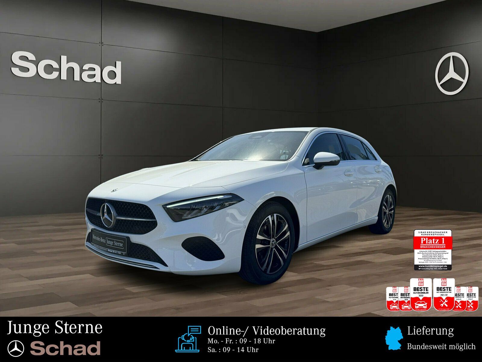 Mercedes-Benz A 180 PROGRESSIV NAVI LED KAM CARPLAY ASSIST SHZ