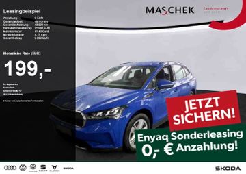 Skoda Leasingangebot: Skoda Enyaq 50 Sonderleasing Navi R-Cam LM19 LED DAB