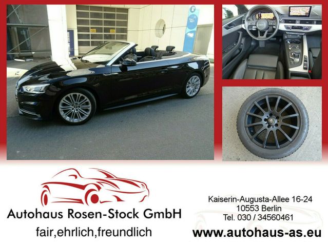 Audi A5 40 TDI Quattro Cabrio S-Line Sport,Autom,Lede