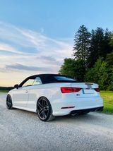 Audi S3 Cabrio*TÜV+Service NEU*noOPF*H&R Federn - Audi S3 mit Benzin-Antrieb: Weiß, Alcantara, Navigationssystem