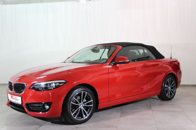 BMW 218 Cabrio Sport Line / LED/Navi/ 1.Hand/38tkm!