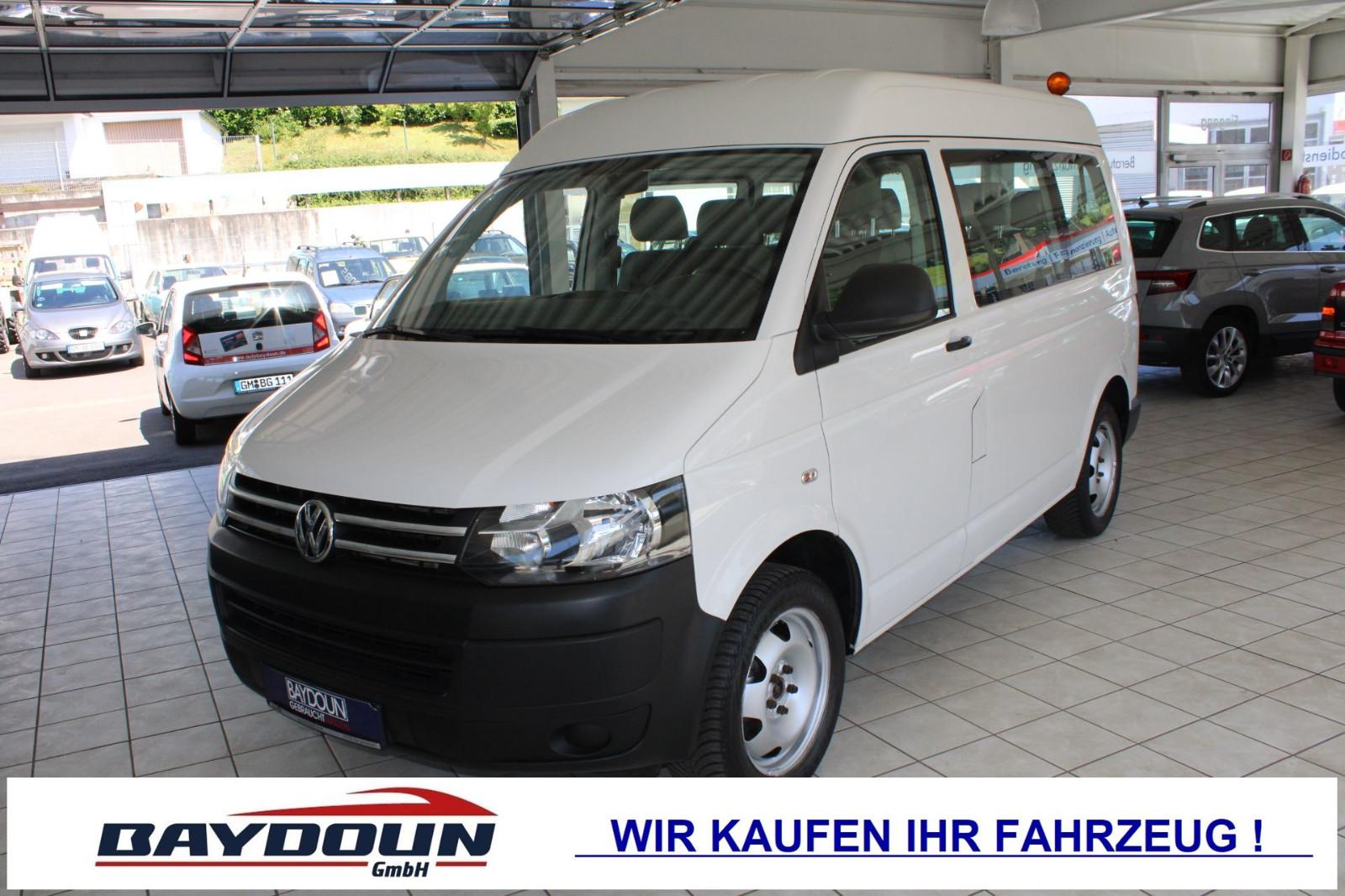 Volkswagen T5 2.0 TDI Bus/9Sitze/Klima/MittelHochDach/EU5