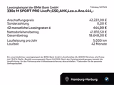 BMW 330e M SPORT PRO LivePr,AdLED,GSD,St+Go,AHK,Kam - BMW 3er Reihe: Weiß