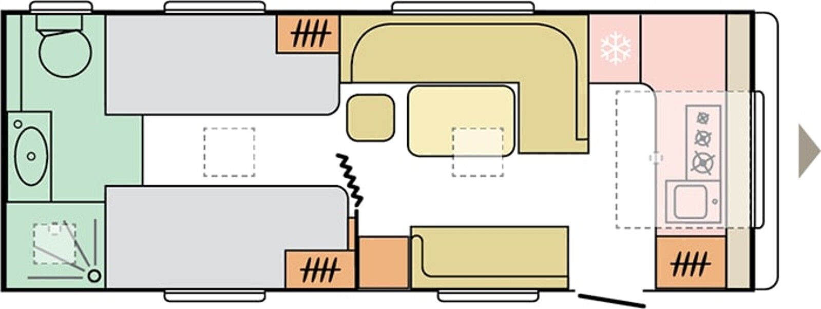 Fahrzeugabbildung Adria Adora 613 HT 2604,- EUR Sondernachlass