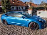 Tesla Model 3 Performance Longrange - Mattblau Foliert - Tesla Model 3 Gebrauchtwagen in München
