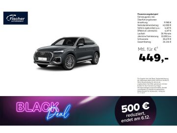 Audi Leasingangebot: Audi Q5 Sportback 40 TFSI quattro S line AHK/StHz/20'