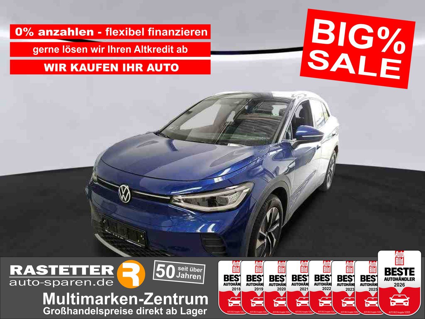 VW ID.4 Pro Performance WP+RFK360+HUD+Matrix+ACC