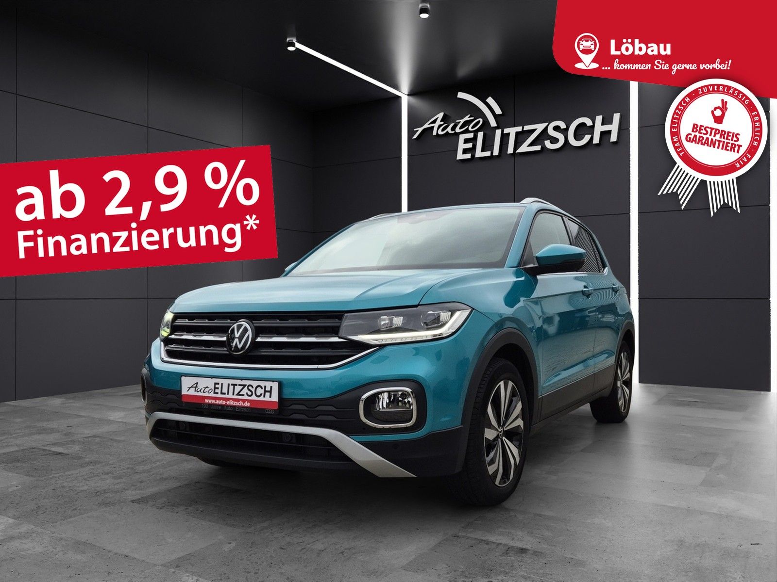 Fahrzeugabbildung Volkswagen T-Cross TSI Style DSG LED Navi ACC RFK SH 17"