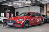 Mercedes-Benz C 300dT|AMG-LINE|NIGHT-PAKET|AHK|19 ZOLL - rote Mercedes-Benz C 300