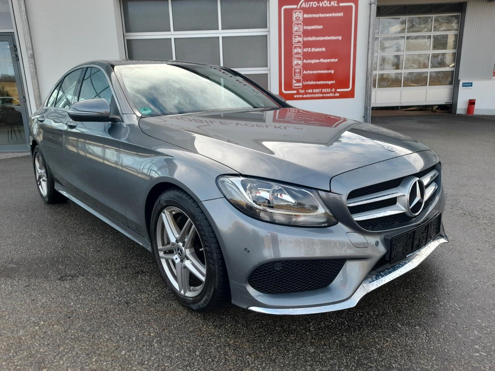Mercedes-Benz C 200 d AMG Line VOLLLEDER/NAVI/PDC