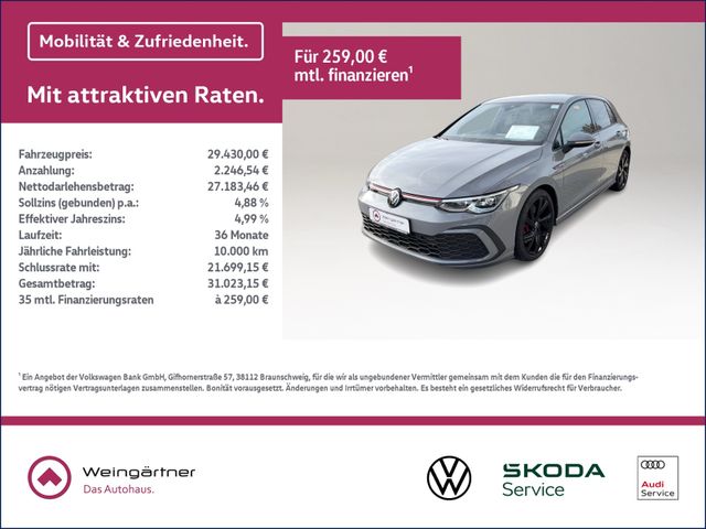 Golf VIII GTI, ACC, 18" Alu, Rear View, LED plus