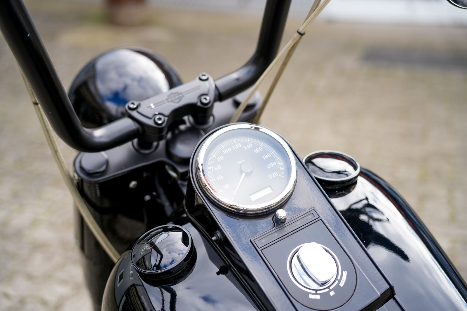 Fahrzeugabbildung Harley-Davidson FLSTF Fat Boy Twin Cam 96B - Ape - Kesstech