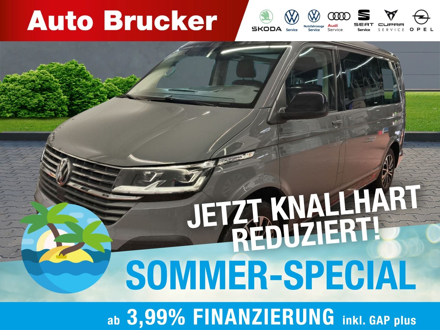 Volkswagen T6.1 California Beach Camper Edition FWD 2.0 TDI