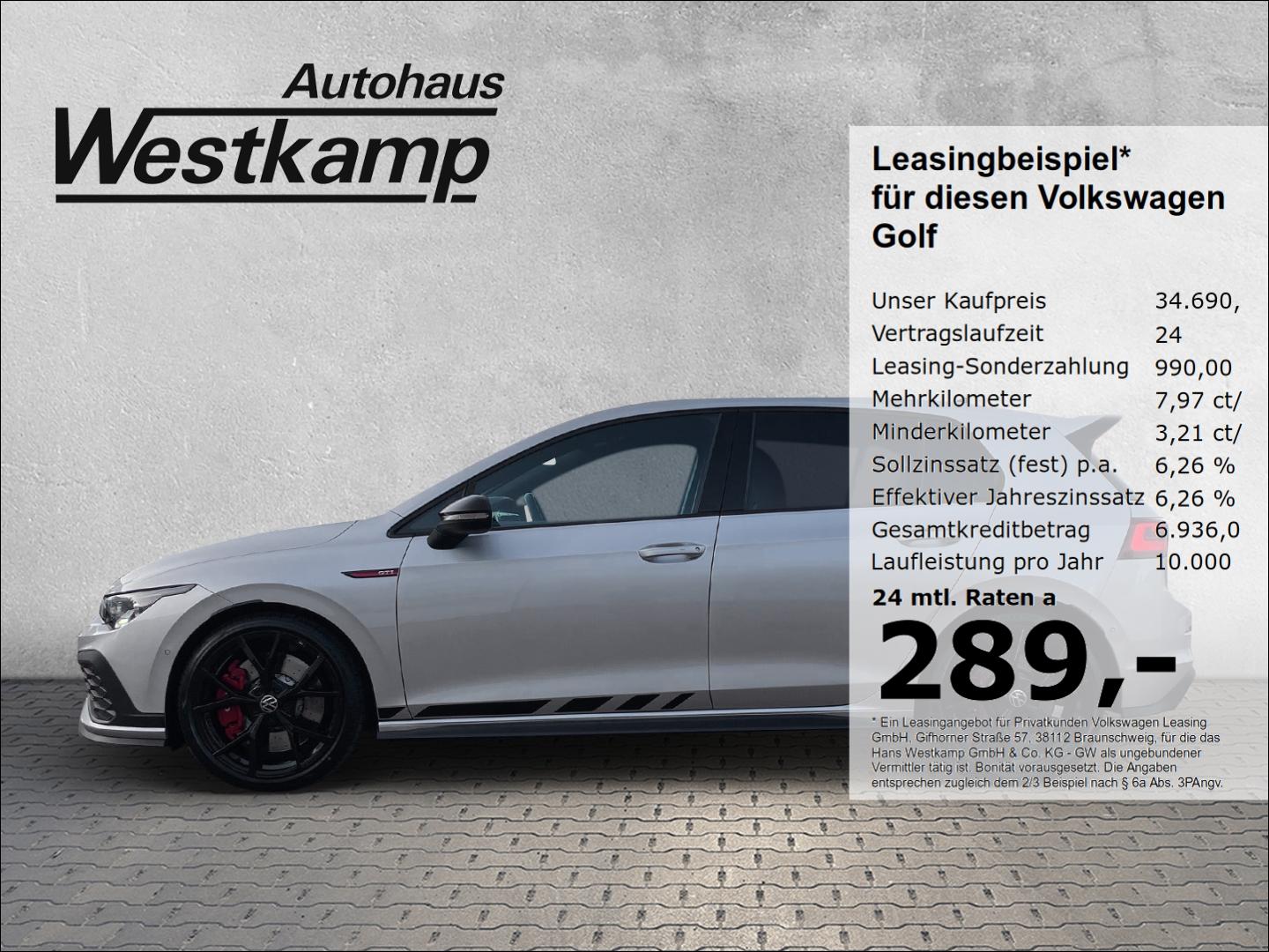 Volkswagen Golf GTI Clubsport 2,0 TSI DSG Black-Style Akrap