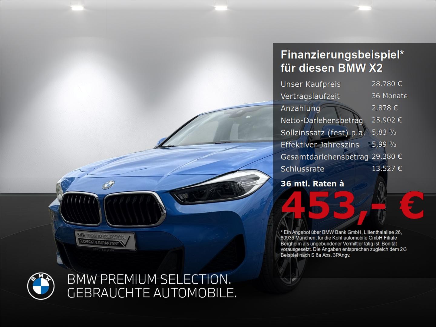 BMW X2 xDrive 20d M Sport Anhängerkupplung Rückfahrk