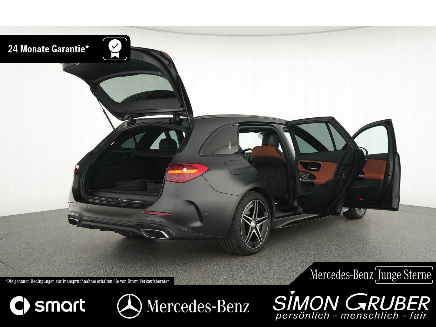 Fahrzeugabbildung Mercedes-Benz C 300 T de 4M AMG Leder braun magno Pano HUD AHK
