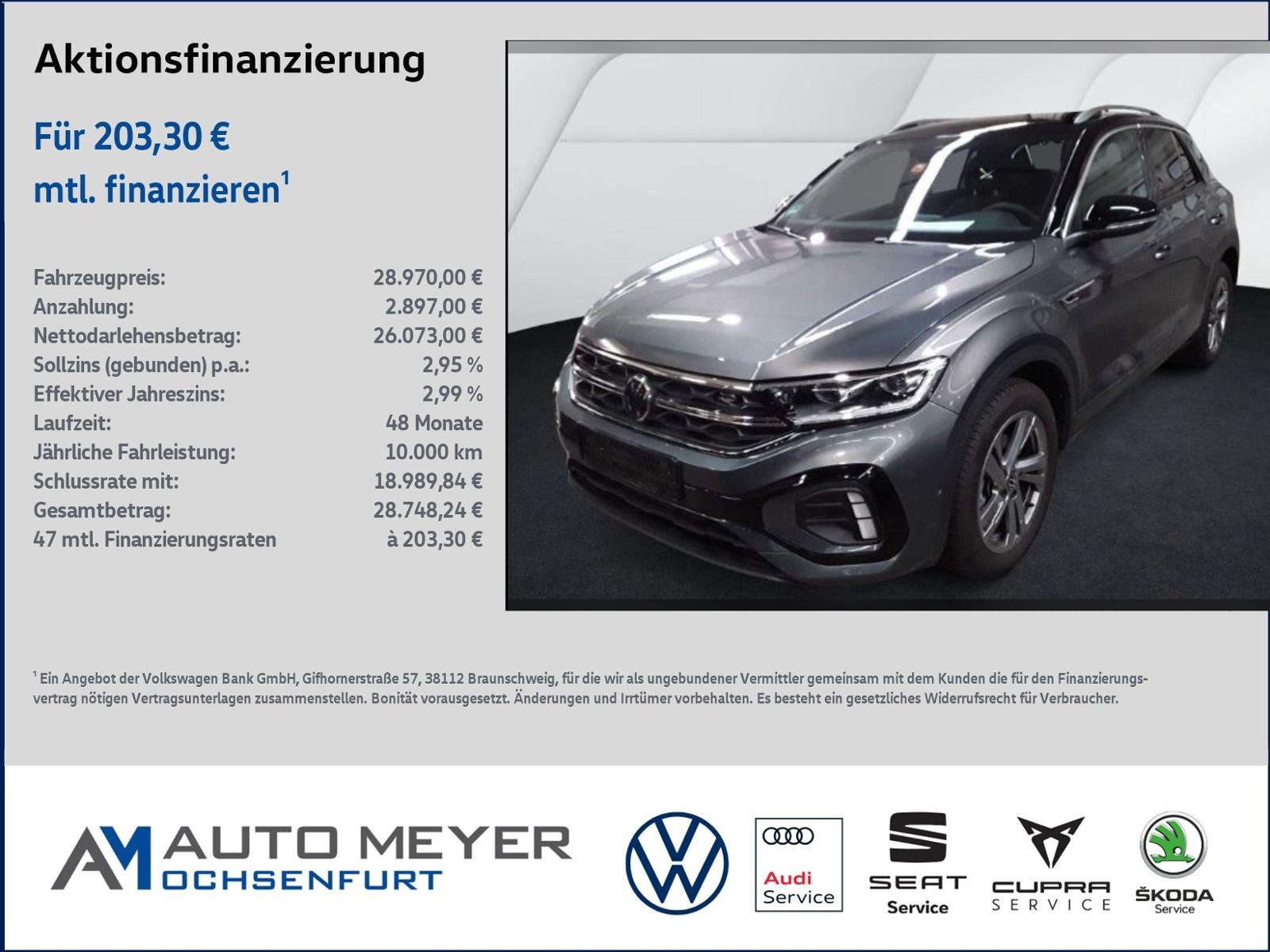 Volkswagen T-Roc R-Line 1.5 TSI DSG Navi AHK Kamera ACC