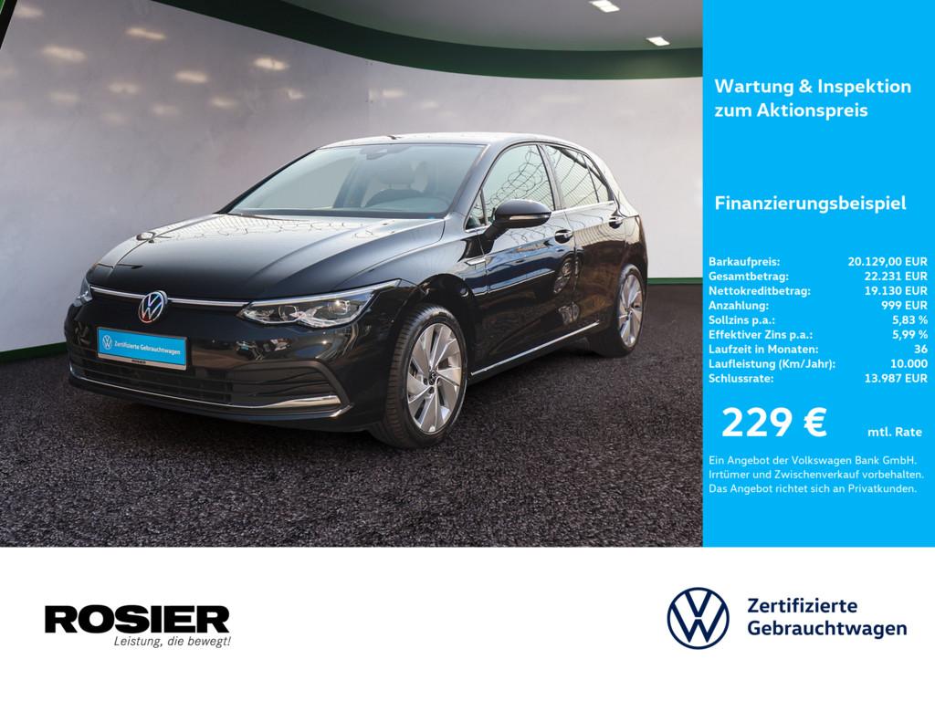 Volkswagen Golf VIII 1.5 e TSI DSG Style ACC LED SPURH. SHZ