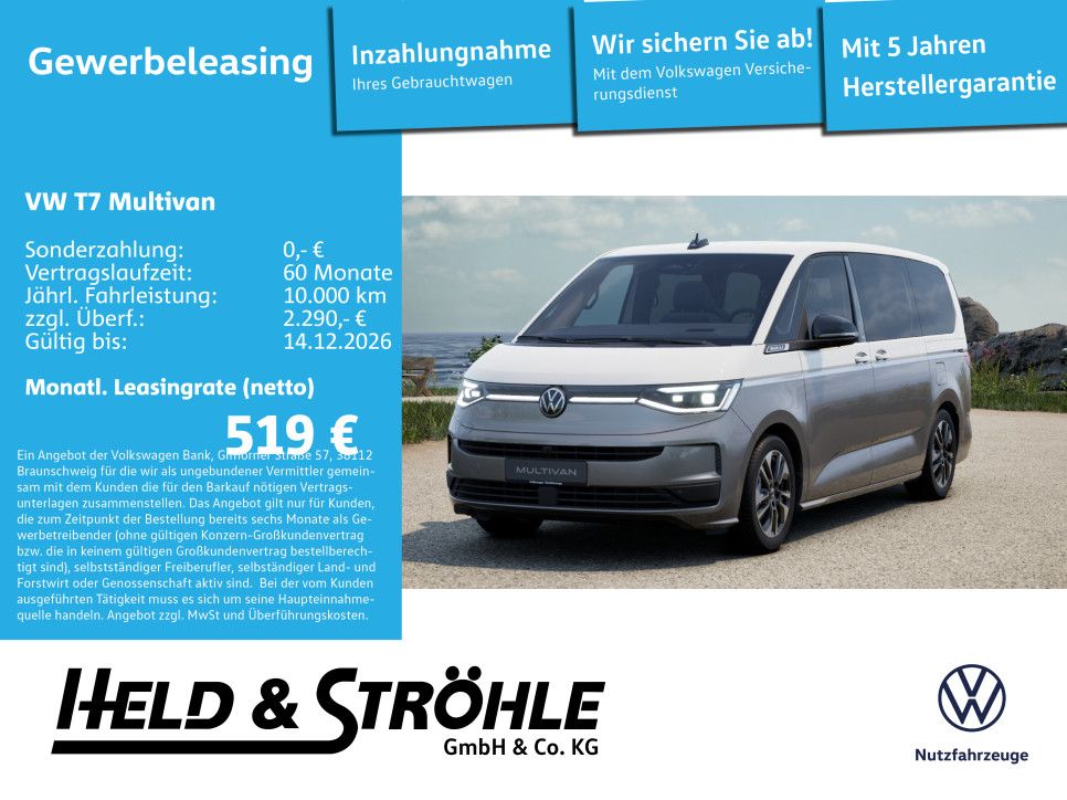 Volkswagen Multivan Life "Generation" eHybrid 4MOTION lang