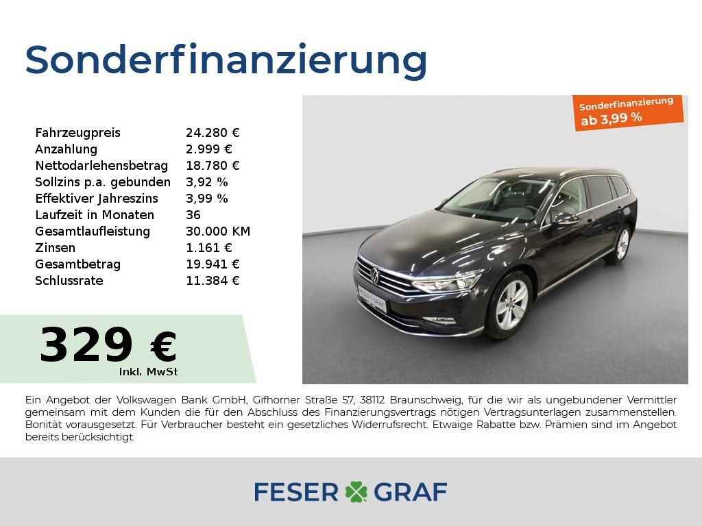 Volkswagen Passat Variant TDI DSG Elegance MatrixLED Kamera