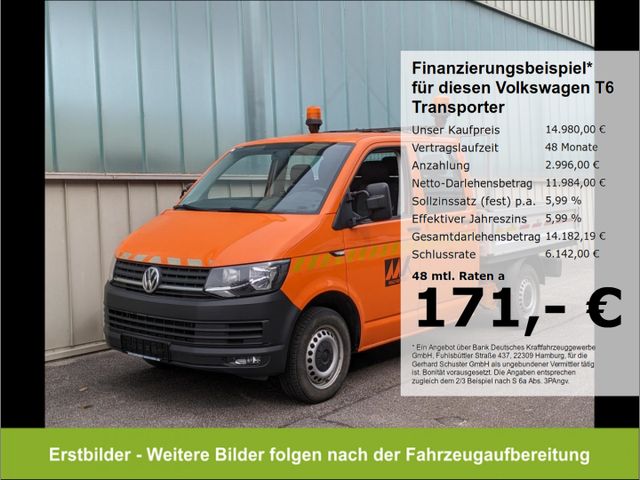 Volkswagen T6 Transporter Pritsche DoKa LR*AHK StndHzg 6Sit