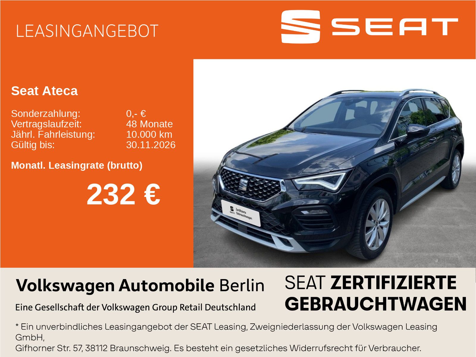 Seat Ateca 1.5 TSI DSG Xperience Navi LED SHZ ACC PDC