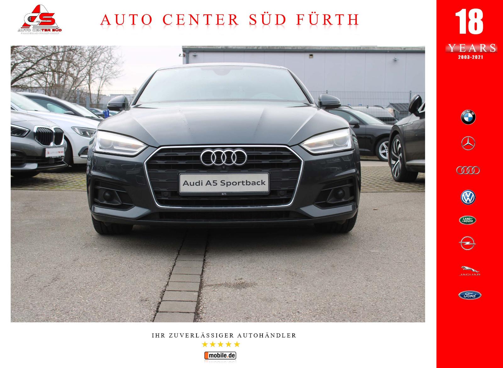 Audi A5 Sportback 40 TDI Basis /1.HAND/KAMERA/LEDER/