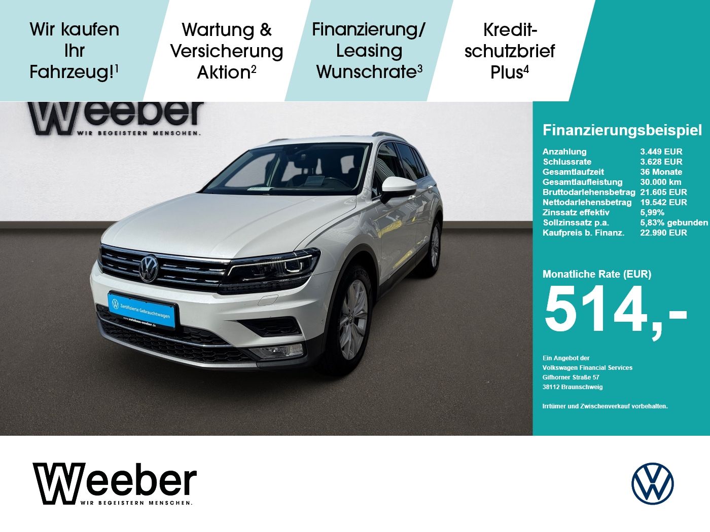 Volkswagen Tiguan Highline 4Motion