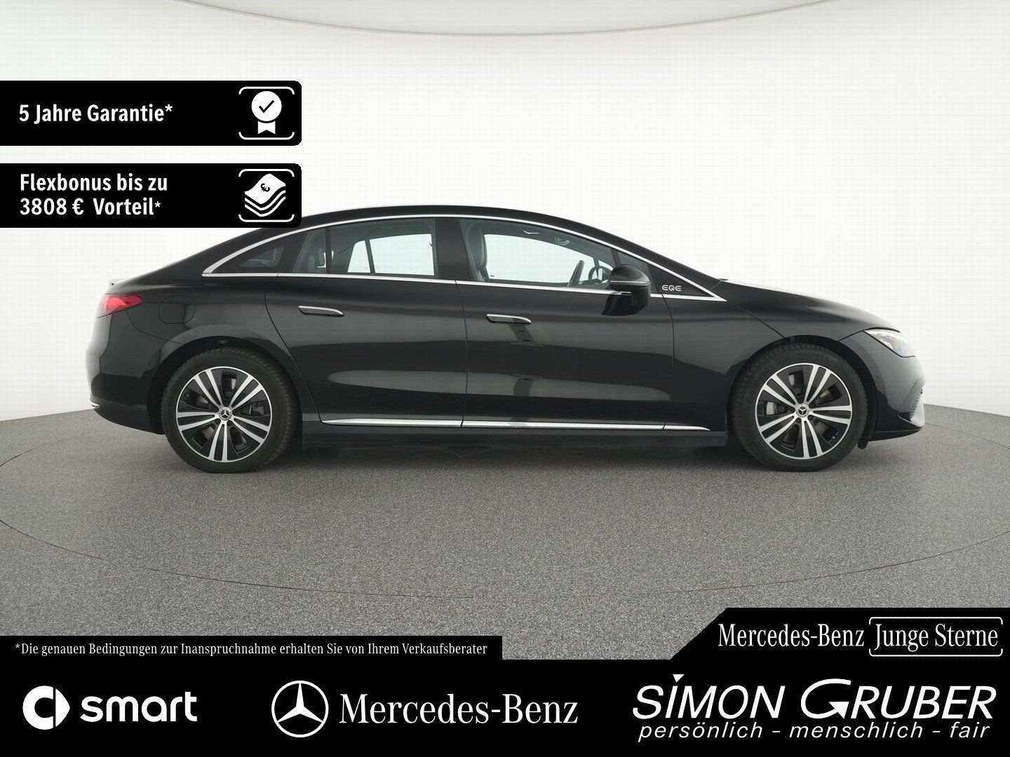 Fahrzeugabbildung Mercedes-Benz EQE 350+ Electric Art Int/Ext Ambi Memory LED
