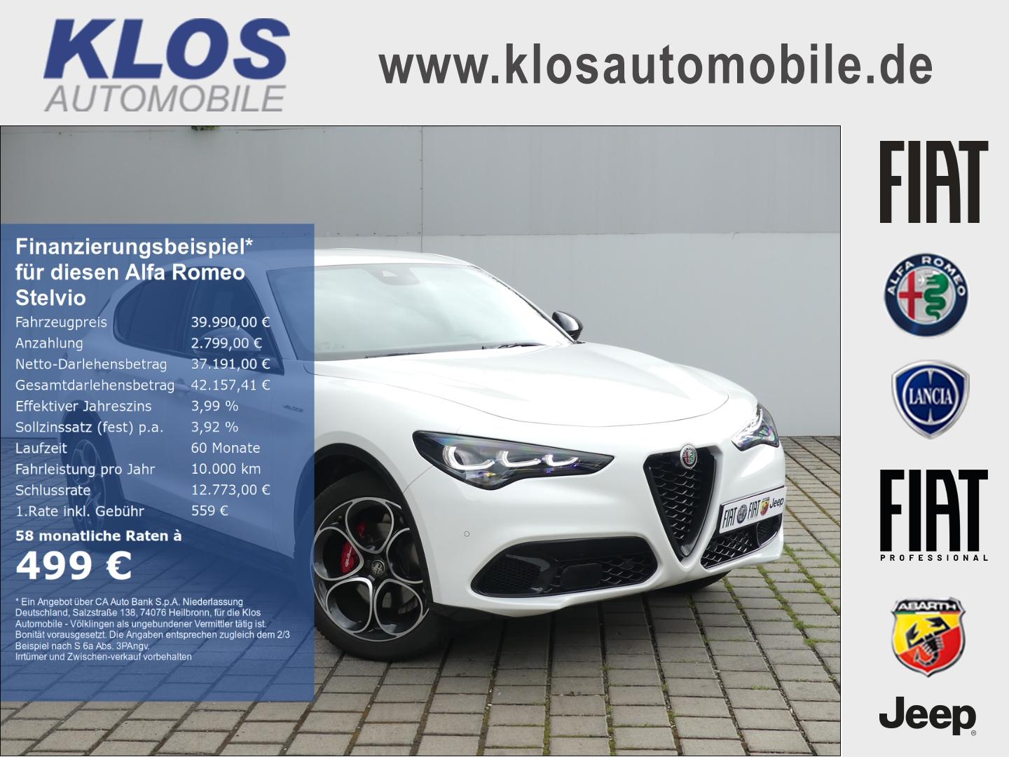 Alfa Romeo Stelvio VELOCE 2.2 DIESEL 16V 210 PS AT8 Q4 TECH
