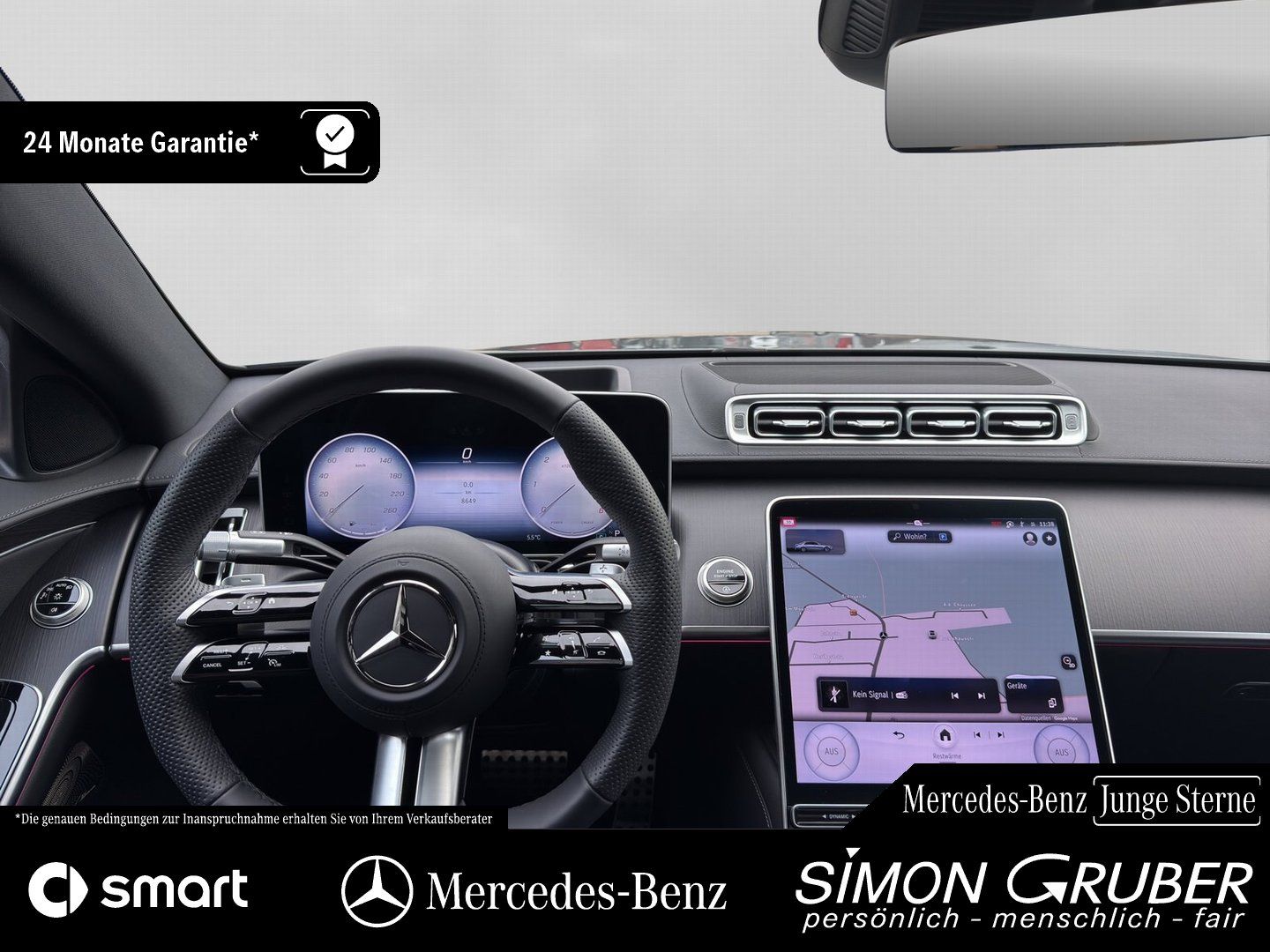 Fahrzeugabbildung Mercedes-Benz S 350 d 4M lang AMG Pano HUD 4*Massage Sitzklima