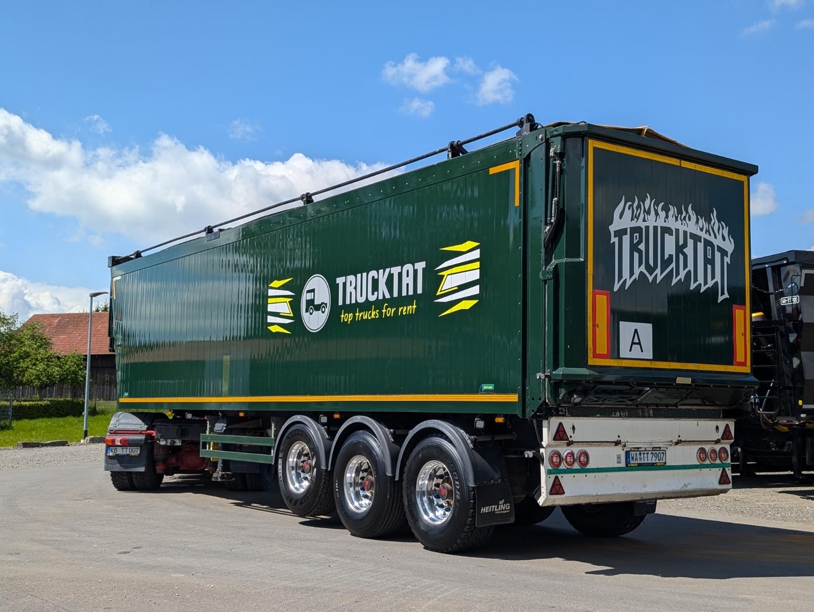 Andere HEITLING Push-Trailer 55 cbm, 2x Liftachse