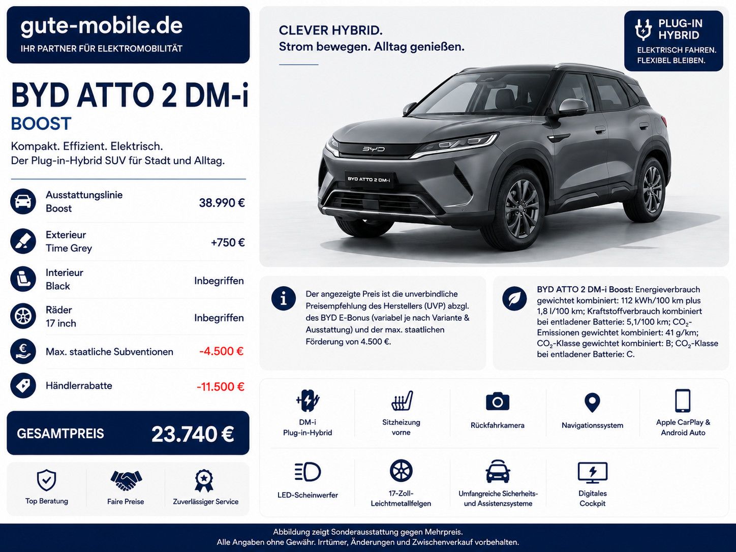 BYD ATTO 2 DM-i Boost