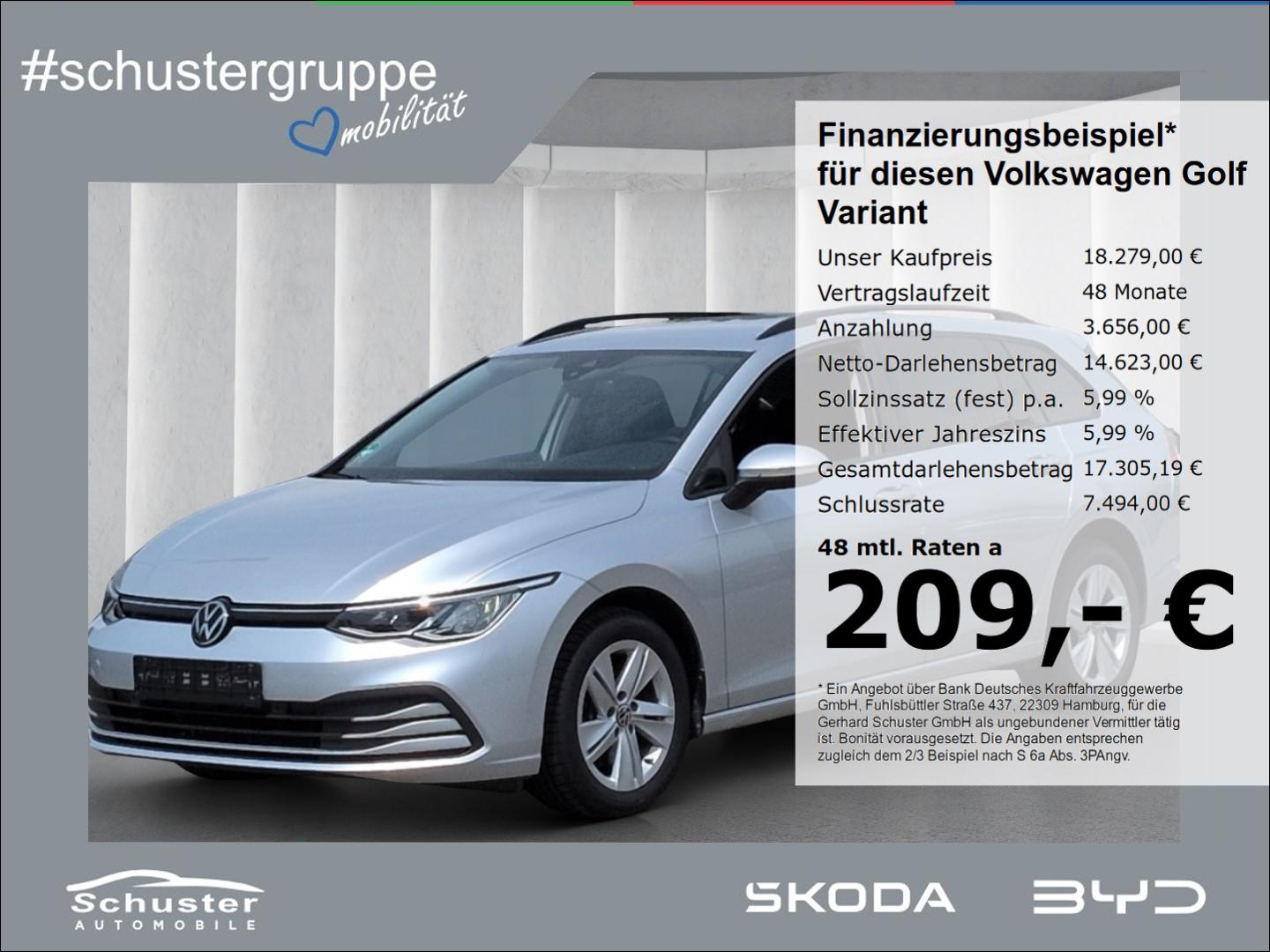 Volkswagen Golf Variant VIII Life TDI DSG*ACC Navi LED SHZ