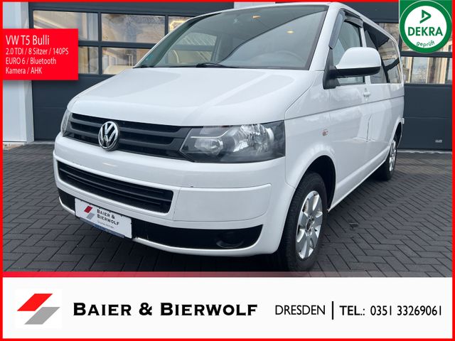 Volkswagen T5 Transporter 140PS 8 SItzer Klima Kamera AHK