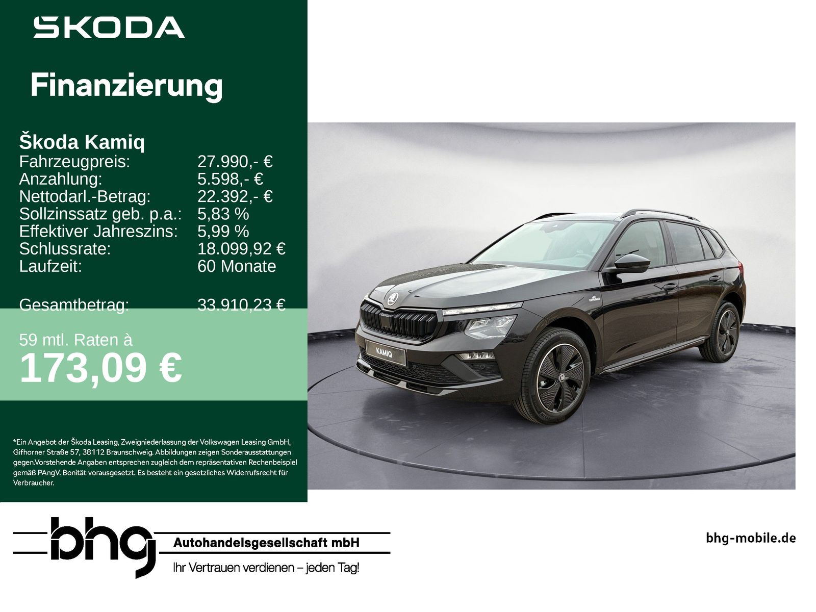 Skoda Kamiq Monte Carlo 1,0 TSI 7-Gang-DSG