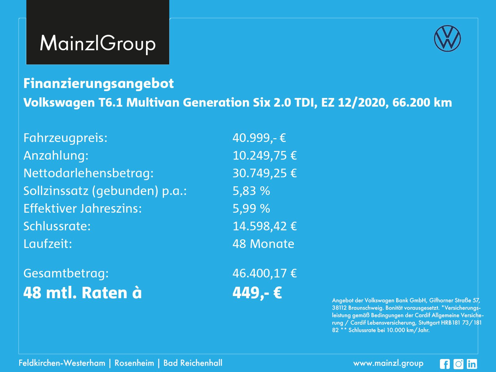 Volkswagen T6.1 Multivan 2.0 TDI 7-Sitze Kamera SHZ Klima foto 3
