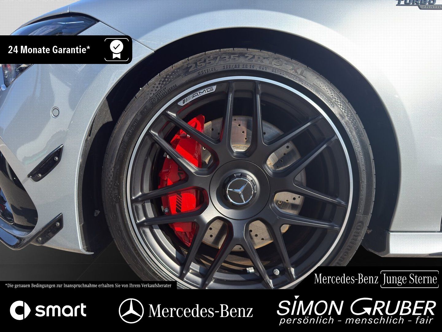 Fahrzeugabbildung Mercedes-Benz CLA 45 S 4M+ AMG Aero Burm Pano HUD Perfo Sitze