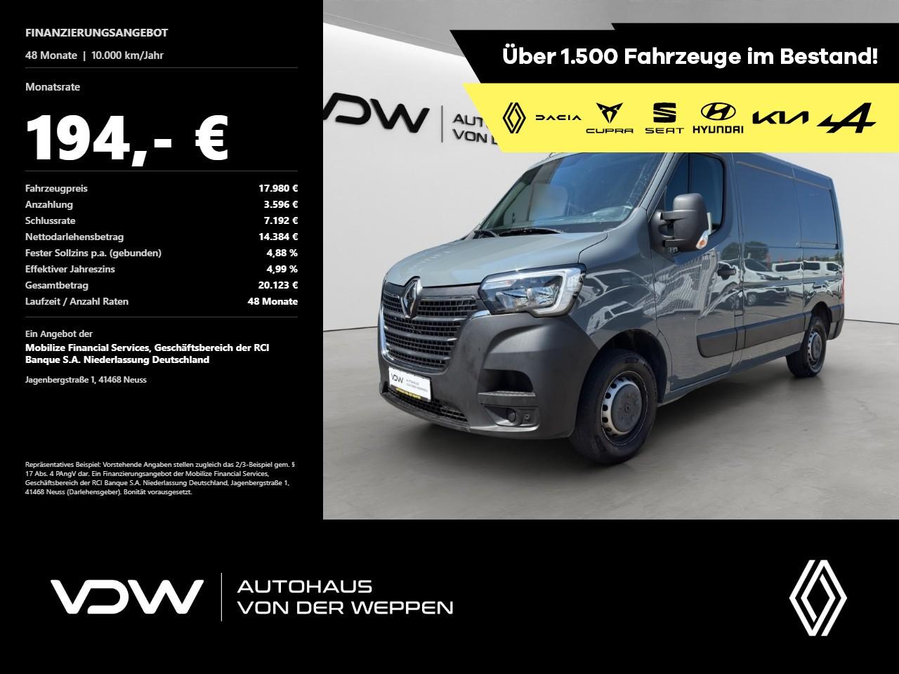 Renault Master III Kasten L1H1 Ka 3,5t mit SORTIMO!!