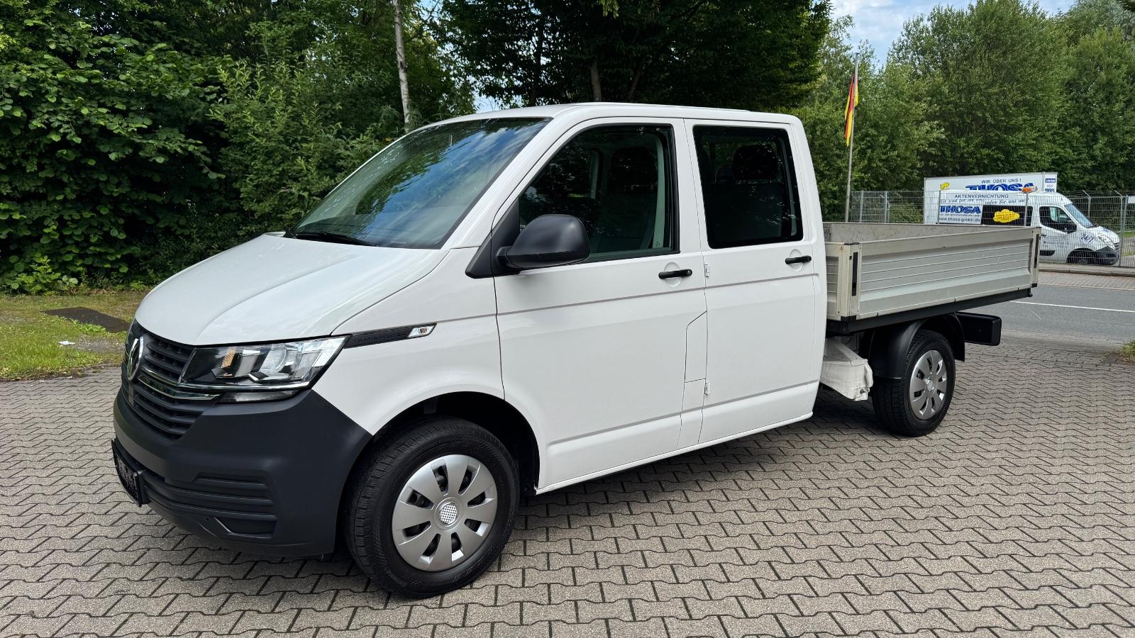 Volkswagen T6.1 Pritsche DoKa Lang 6 Sitz *LEDER *AHK *1.Hd
